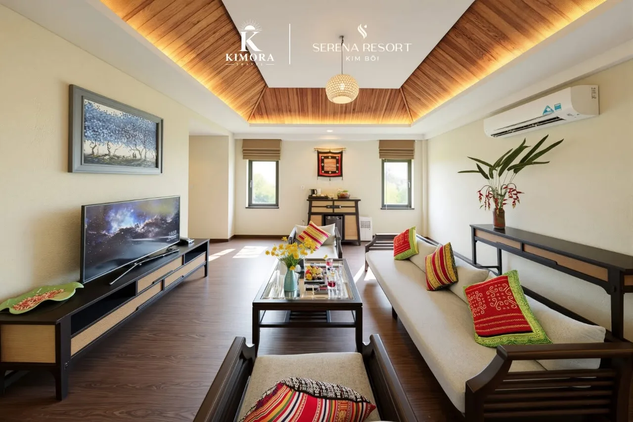 Phòng khách Garden Villa